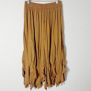 NWT Trixie Boho Skirt Tan Brown Medium